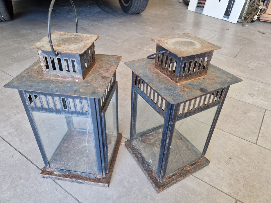 Lanternas decorativas em metal