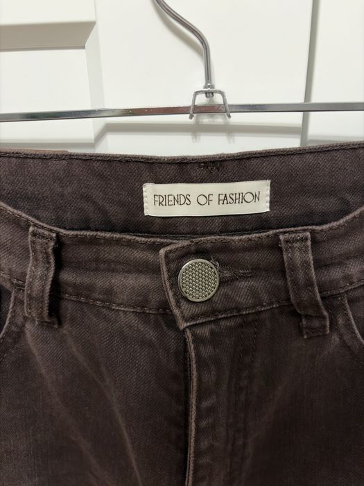 Джинси прямі коричневі Friends of fashion