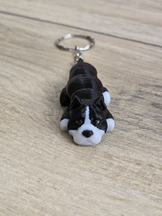 Breloczek American Bully 3d - Seria Psów Brelok Druk3d fidget Keychain