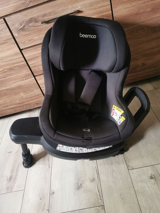Fotelik samochodowy Beemoo 0-18kg do 105cm + baza isofix obrotowa
