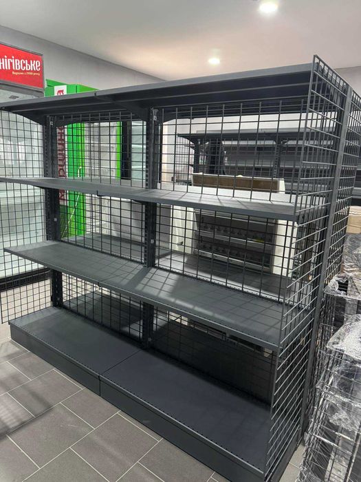 Стелажі для магазину. Каси, холодильне обладн. Гранти на обладнання