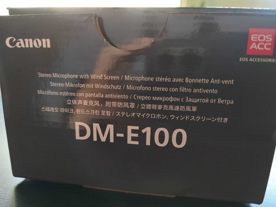 Kit Microfone Canon DM E100 por estrear