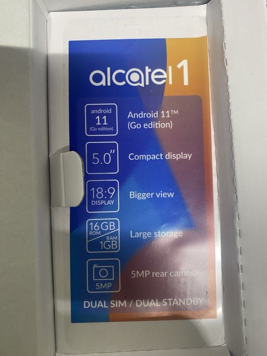 ALCATEL 1 COMO NOVO 16gb 2 cartoes