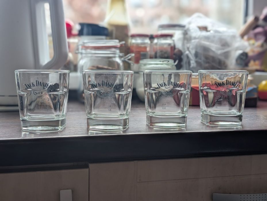 4x szklanka Jack Daniels