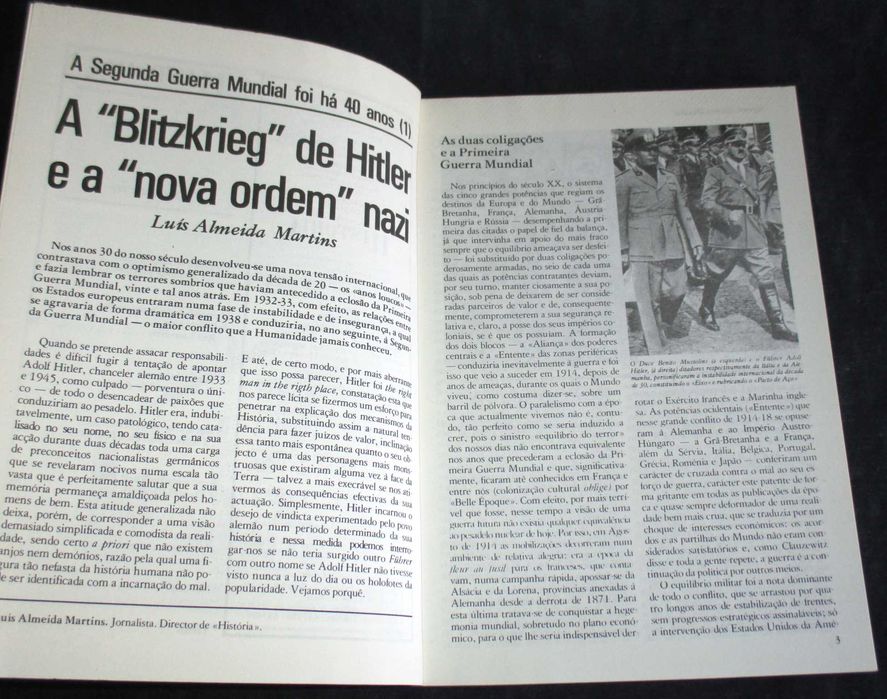 Revista História N.º 43 Maio de 1982 A Segunda Guerra Mundial