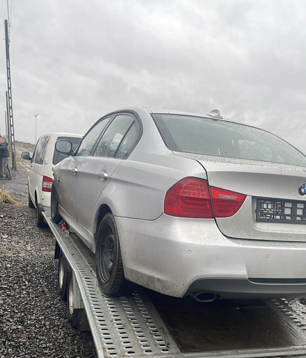 Bmw e90 lift titansilber n47d20c zderzak blotnik lampy klapa silnik