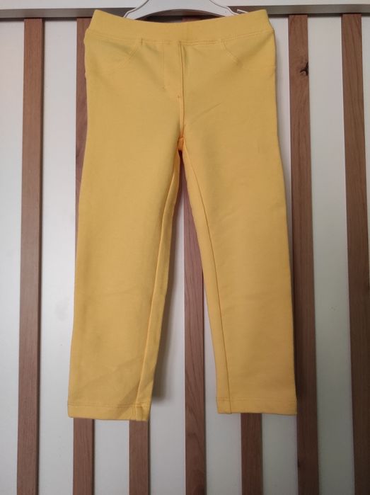 Spodnie żółte nowe 98/104 lupilu