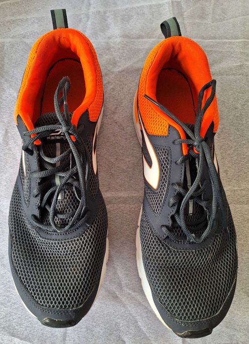 Sapatilhas Kalenji Cinzento e Laranja fluorescente