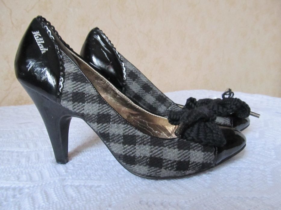 Туфли женские Killah. 37 размер. Текстиль+кожа-лак. Евро-сток