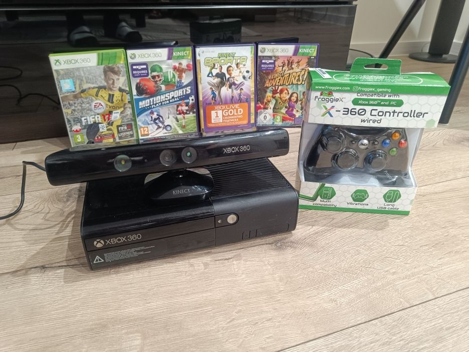 Xbox 360 gry 1xpad kamera