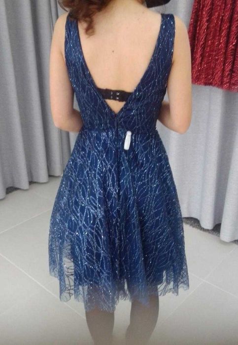 Vestido Festa Azul