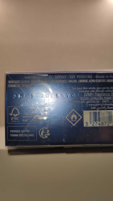 Туалетна вода Givenchy pour Homme Blue Label 100 мл. ОРИГІНАЛ