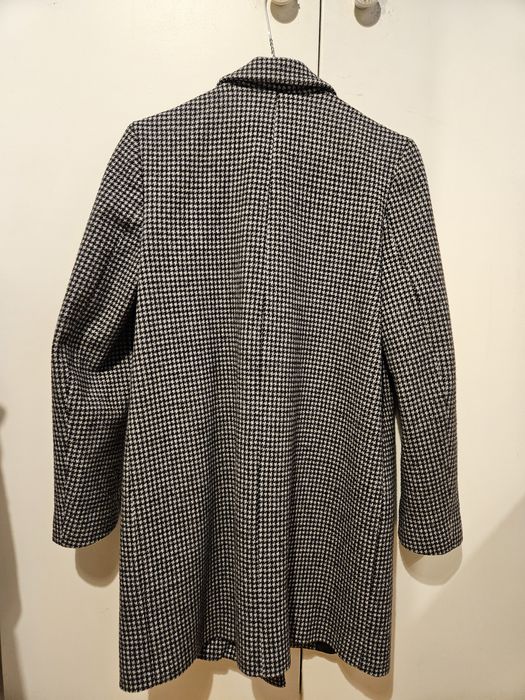 Płaszcz w pepitkę Zara r.36