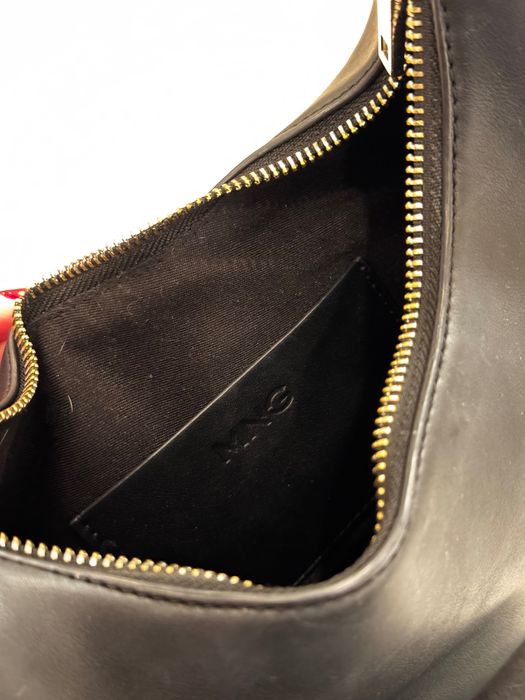 Сумка Mango з еко-шкіри чорна (б/в)