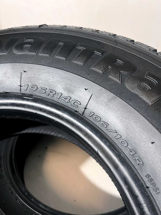 Pneus Hankook Vantra LT - 195R14 C - Como NOVOS
