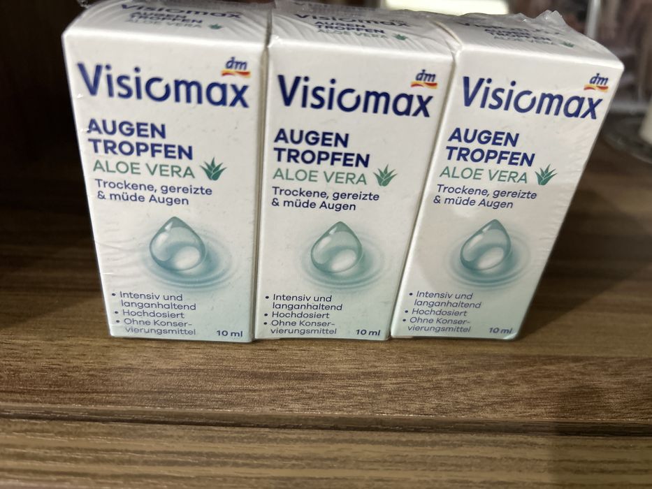 Visiomax krople nawilżające z aloesem 10 ml