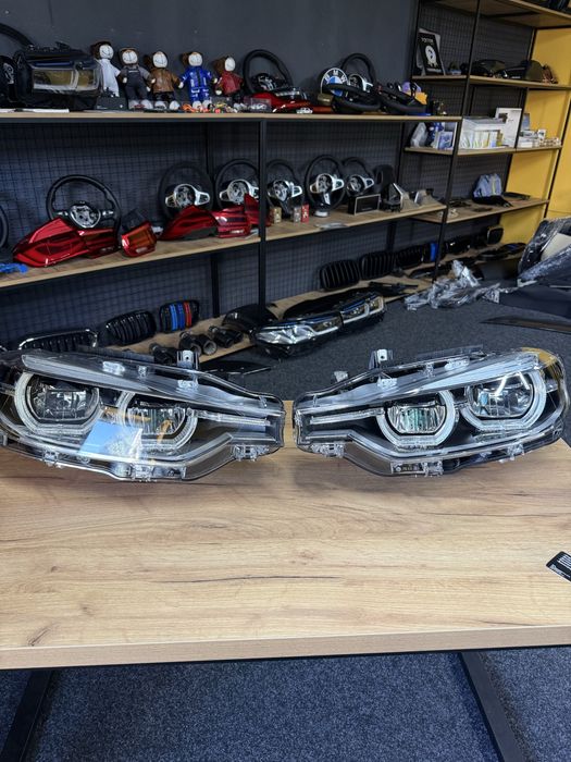 Передні фари оптіка BMW F30 F31 Led Нові Европа комплектні фул лед