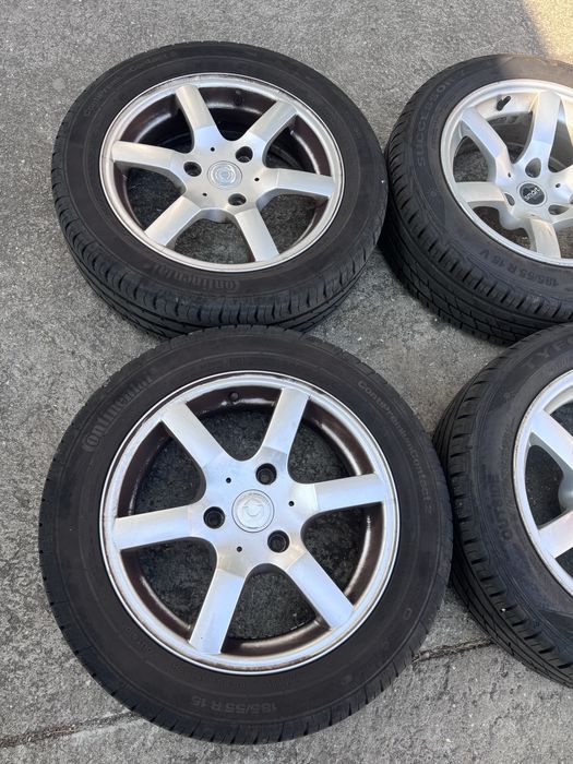 Jantes 15 3x112 Smart com pneus novos