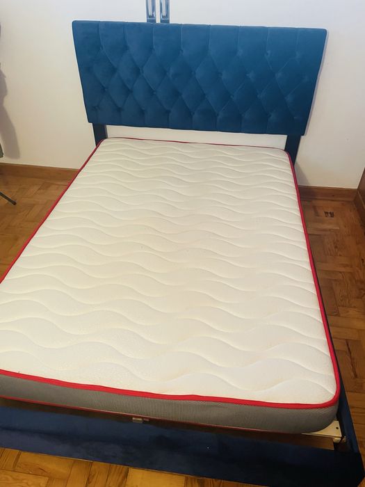 Cama 1,40x1,90 c/Colchão