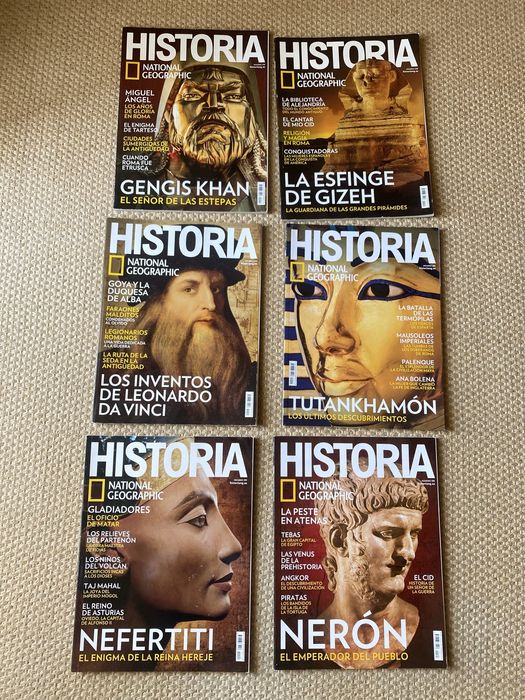 Várias Revistas Historia da National Gegraphic - idioma espanhol