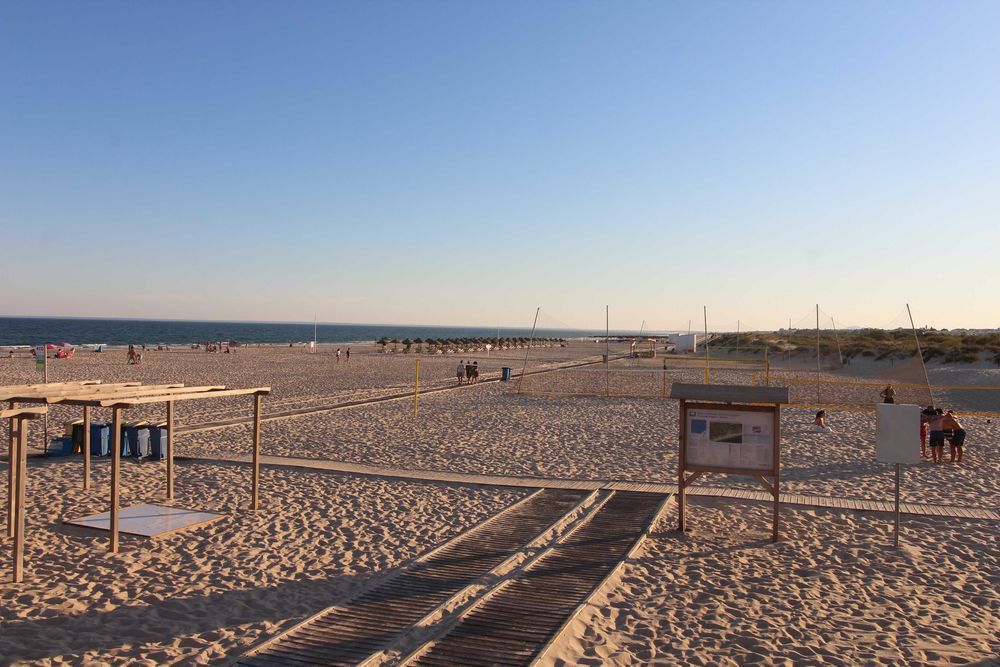 Excelente T2 para férias a 100m da Praia Altura (1180)