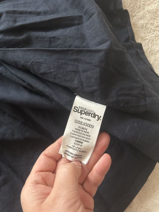 Superdry sukienka koronkowa tuba M/ L czarna