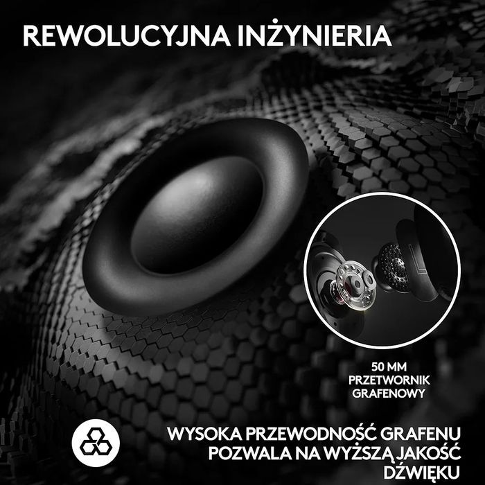 Słuchawki Logitech G Pro X2 Lightspeed Czarne