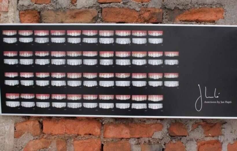 Плакат для зуботехнічної лабораторії чи стоматології. Jаn Hajto.