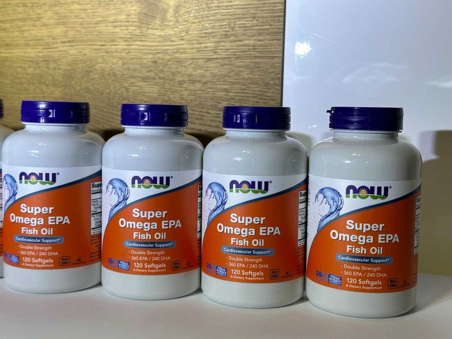Омега NOW Foods 1200 мг Super Omega-3 1200 мг Супер Омега-3 США