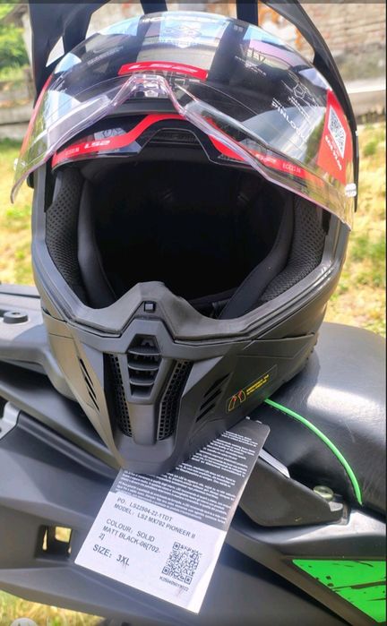 Продам новий ендурошолом LS2 MX702 Pioneer  ll Matt Blaсk(розмір  3XL)