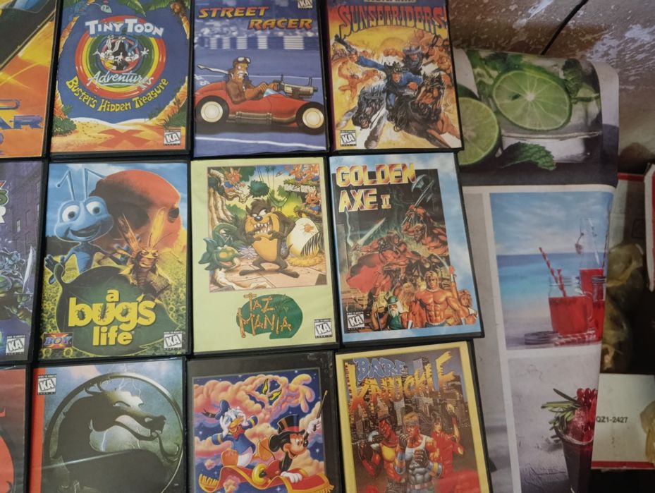 Картриджи Sega  новые рабочие!Цена за картридж черепашки ниндзя!