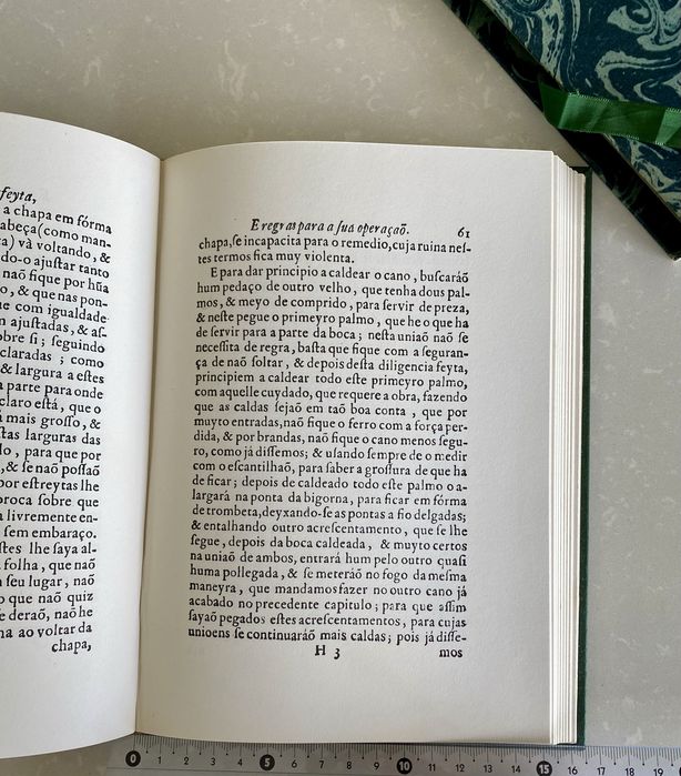 Livro antigo - Espingarda Perfeyta - Edição Fac-Simile 1972