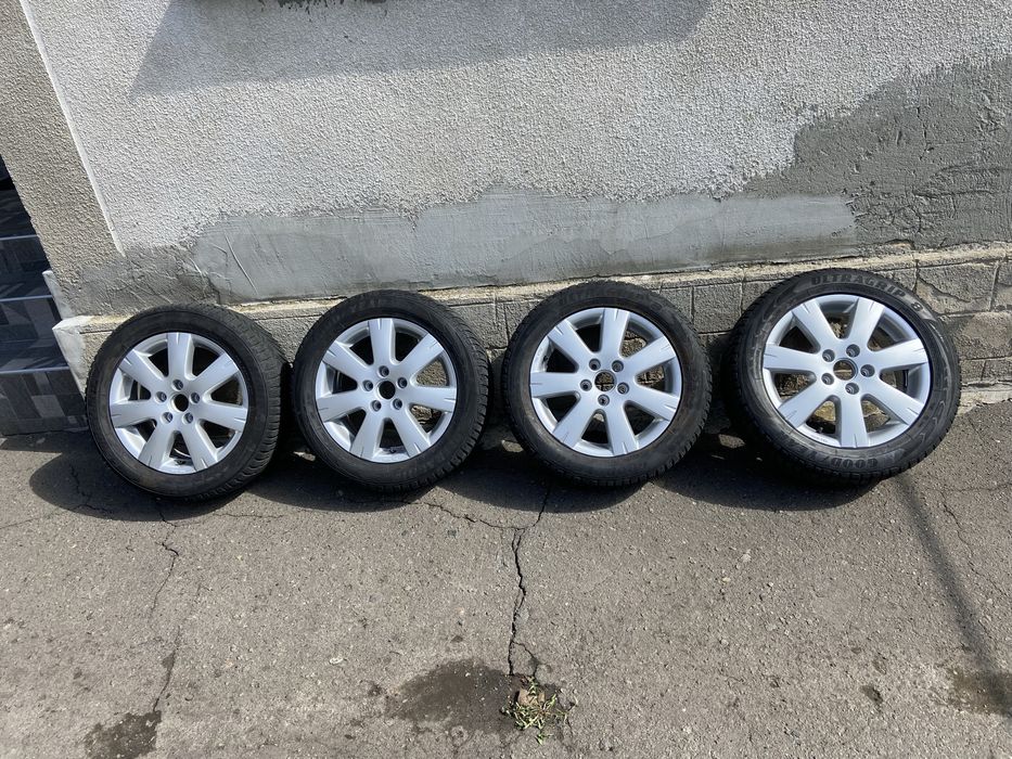 Продам колеса/титани volkswagen/skoda 5/112 r16 разом з резиною