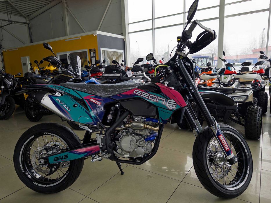 GEON DAKAR NC GNS 300, Carb DOHC Motard (17/17) мкпп-6