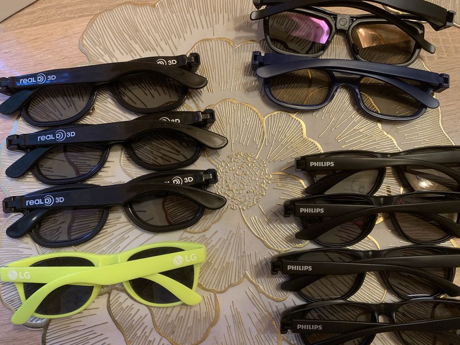 Okulary pasywne 3D 10 sztuk