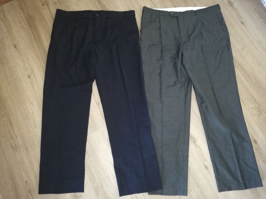 2 pares calças clássicas de homem T-50