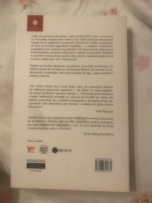 Czas wojny. Opowieści z Ukrainy. Tim Judah