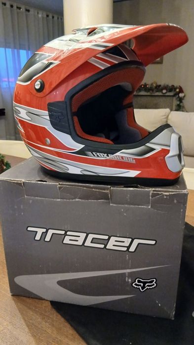 Capacete motocross vintage Fox Racing