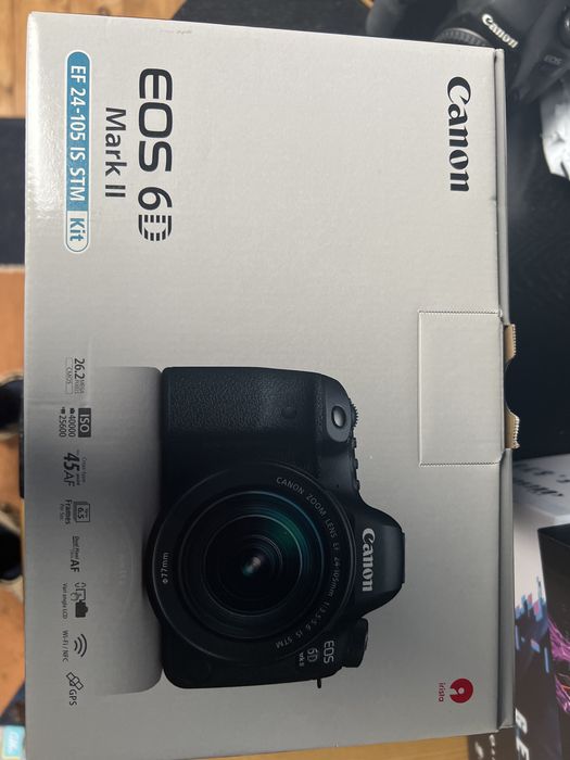 Canon eos 6d mark II + 256gb pamiec - przebieg 4/5k zdjec