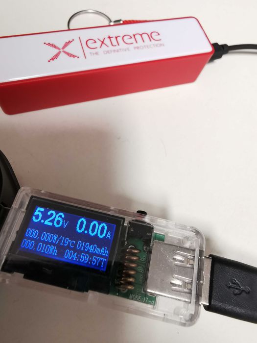 Mały, nowy powerbank z aku 18650 - 1940 mAh, 5V