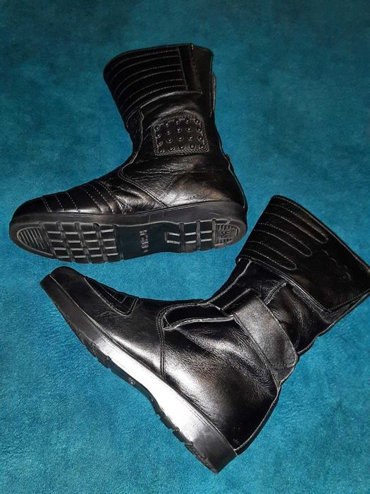 мотоботы сапоги мотоциклетные мото umberto черные кожаные р.36
