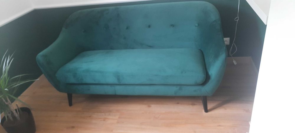 Sofa kanapa ciemnozielona