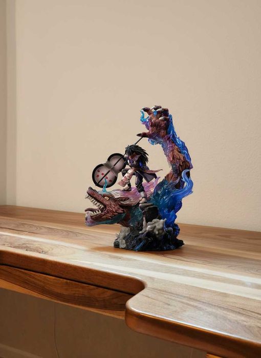 Фигурка Мадара + Курама (Naruto) 40 см LED. Новая.