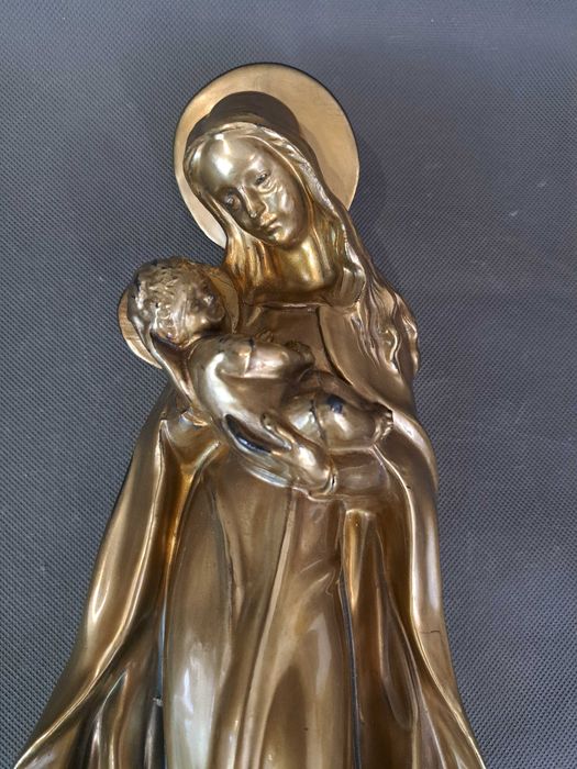Matka Boska z Dzieciątkiem, figura wisząca, Madonna wys. 42 cm