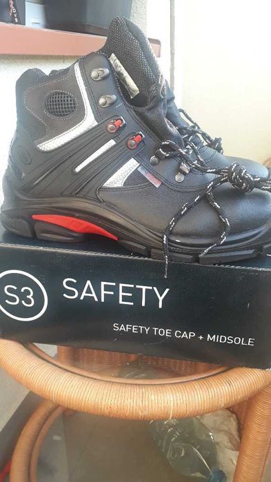 Buty rozmiar 47 ochronne -Robocze Salzburg-Safety S3- Nowe EU47-UK12