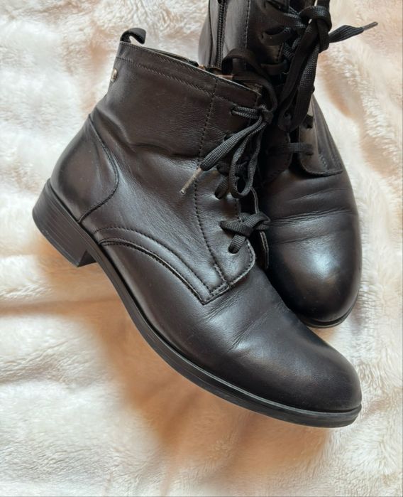 Botki skórzane r.38