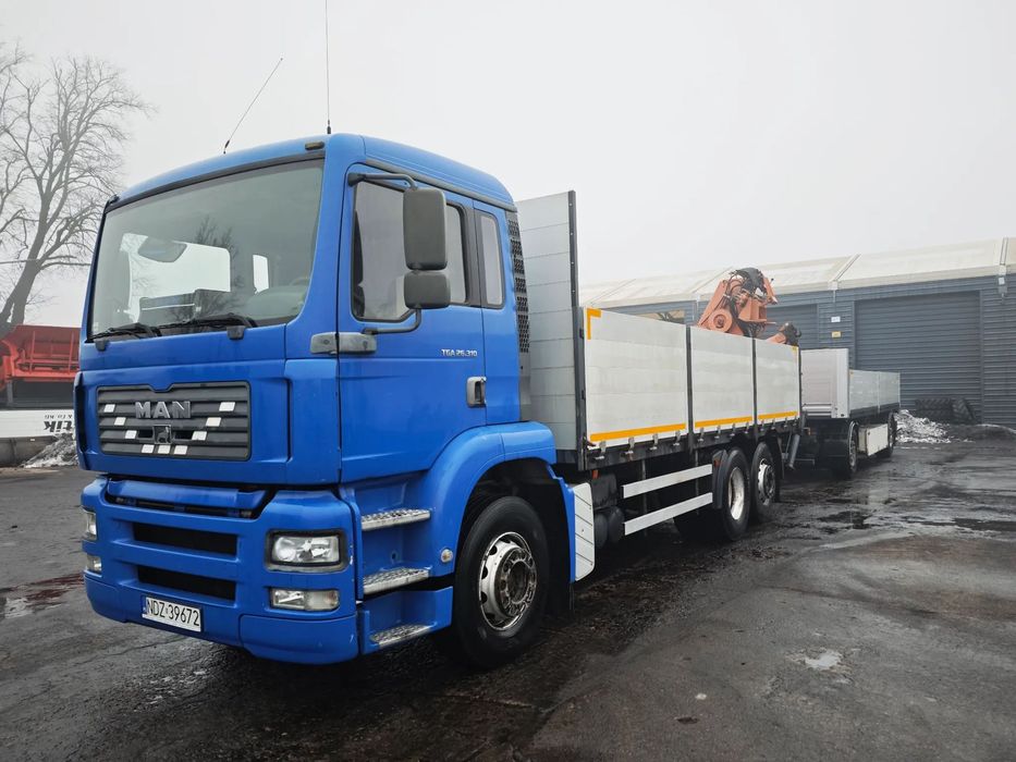 MAN TGA  MAN TGA 26.310 + Żuraw HIAB 985 AW + Przyczepa WIELTON PS-2-K