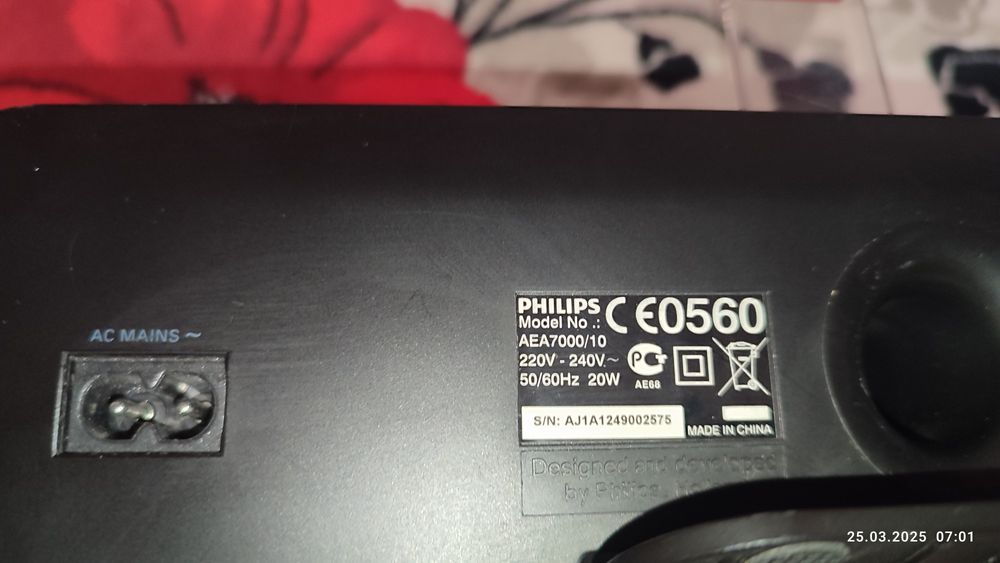 Bluetooth колонка Philips стационарная AUX + iPod