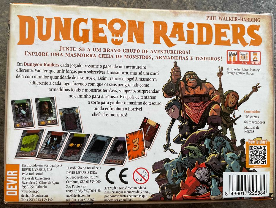 Jogo de Tabuleiro DEVIR Dungeon Raiders424592065409198082