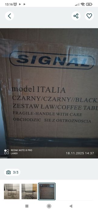 Okrągły stolik 80 cm